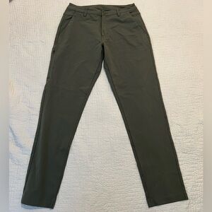 B.Y.L.T Everyday Pant 2.0 Olive Green Mens Size 33